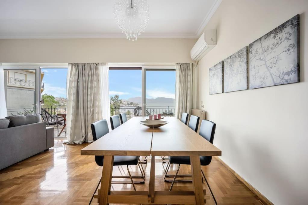 Bright Central Apartment With Splendid Sea View! Халкида Экстерьер фото